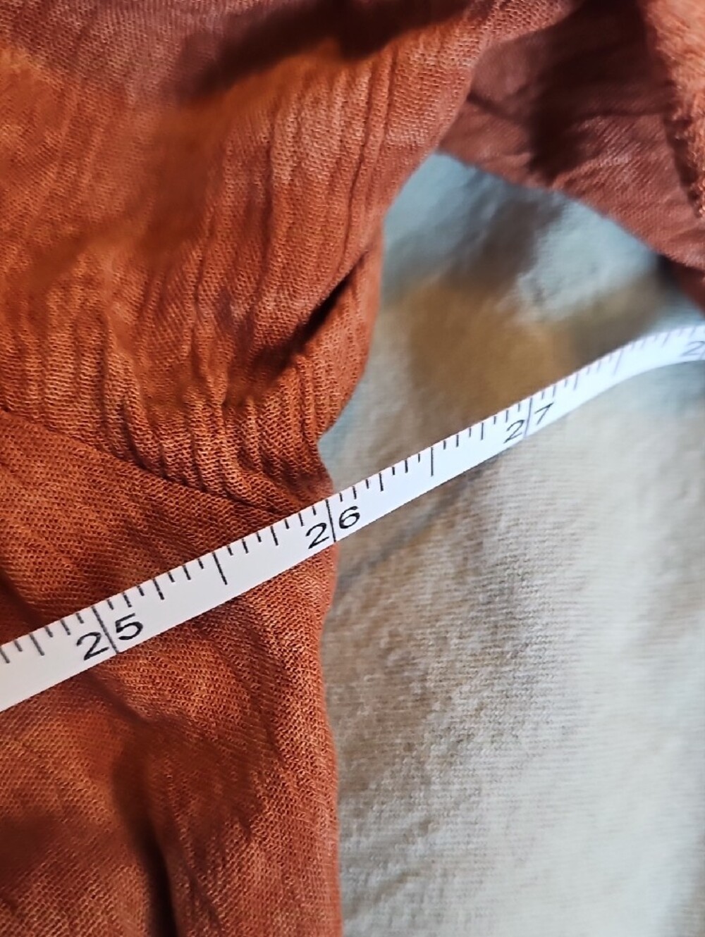 Rust-Brown Flowing Midi Dress - Picture 5 of 5